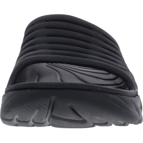 Hoka One One Mens Ora Black Recovery Stability Slide Sandals Shoes NWOB - Picture 3 of 4